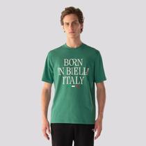 Camiseta Fila Comfort Born In Biella Letter Verde