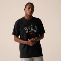 Camiseta Fila Comfort Classic Masculina Preto para Dia a Dia