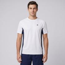 Camiseta Fila Grid Match Branco e Marinho