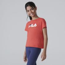 Camiseta Fila Infantil Letter Premium Junior Menina