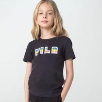 Camiseta Fila Infantil Letter Camiseta Fila Infantil Letter
