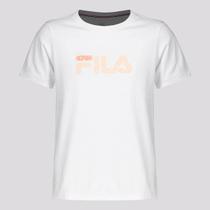 Camiseta Fila Letter Fun Juvenil Branca