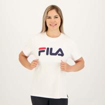 Camiseta Fila Letter Premium II Feminina Branca