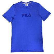 Camiseta Fila Masculina Letter Midi Azul Royal