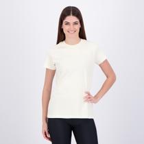 Camiseta Fila Regular Basic Outline Feminina Off-White