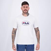 Camiseta Fila Regular Biella Italia Branca