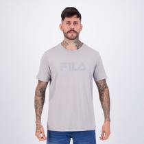 Camiseta Fila Regular Letter Premium IV Cinza Camiseta Fila Regular Letter Premium IV Cinza