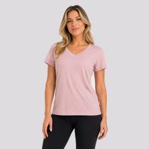 Camiseta Fila Regular V Basic Classic Feminina Rosa Camiseta Fila Regular V Basic Classic Feminina Rosa