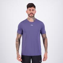 Camiseta Fila Sun Protect Breezy Marinho e Branco Camiseta Fila Sun Protect Breezy Marinho e Branco