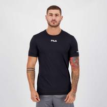 Camiseta Fila Sun Protect Breezy Preta Camiseta Fila Sun Protect Breezy Preta