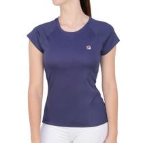 Camiseta Fila Tennis Basic Azul Carbono Camiseta Fila Tennis Basic Azul Carbono