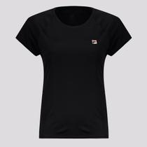 Camiseta Fila Tennis Basic I Feminina Preta Camiseta Fila Tennis Basic I Feminina Preta