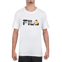 Camiseta Fila Tennis Graphics Branco e Preto