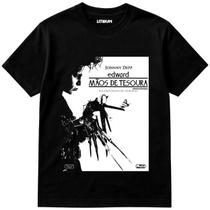 Camiseta filme Edward Mãos de Tesoura - Johnny Depp Camiseta filme Edward Mãos de Tesoura - Johnny Depp