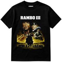 Camiseta filme Rambo 3 - 1988