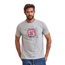 Camiseta Fio 30 Cinza Estampada 192730 Cor:CinzaTamanho:G Camiseta Fio 30 Cinza Estampada 192730 Cor:CinzaTamanho:G