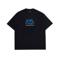 Camiseta Fire Apparel Preto e Azul