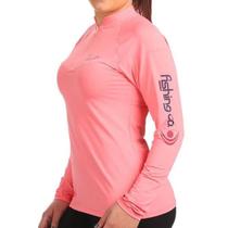 Camiseta fish co lisa feminina c:rosa