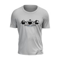 Camiseta Fisiculturista Atleta Bodybuilder Barra Peso Fitness Shap Life