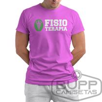 Camiseta Fisioterapia Camisa Fisio 100% Algodão Faculdade Universidade Profissão Masculina Feminina
