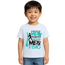 Camiseta Fisioterapia Meio Torto Estampa Personalizada