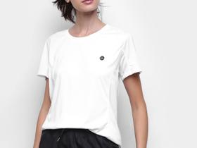Camiseta Fitness e Musculação Olympikus Glassy - Feminina Branca