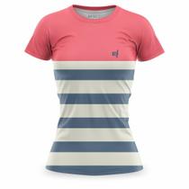 Camiseta Fitness Estampada Feminina Academia Blusa Caminhada Fitness Dry Fit Antitranspirante Treino