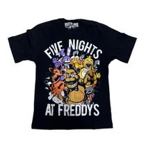 Camiseta Five Nights At Freddys FNAF Blusa Adulto Unissex Mr1342