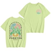 Camiseta Fkatuzi Girls Christian Jesus para crianças de 5 a 6 anos verde Camiseta Fkatuzi Girls Christian Jesus para crianças de 5 a 6 anos verde