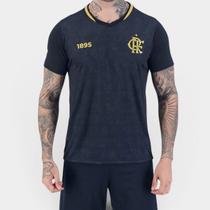 Camiseta Flamengo Brook Masculina - Preto e Dourado - P Camiseta Flamengo Brook Masculina - Preto e Dourado - P
