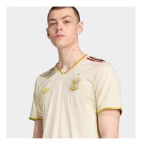 Camiseta Flamengo Creme Masculina Licenciada Camiseta Flamengo Creme Masculina Licenciada