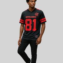 Camiseta Flamengo Kicker Masculina - Preto e Vermelho