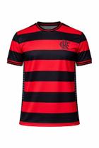 Camiseta flamengo listrada jacquard masculina - Camiseta flamengo listrada jacquard masculina -