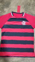 Camiseta Flamengo Manto Adulto Dry Max Listrada com Trechos do Hino Oficial Cor:Preto VermelhoTamanho:P