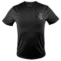Camiseta Flamengo Preta Logo Gel Masculina Cor:Preto/VermelhoTamanho:GGGênero:Únissex