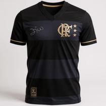 Camiseta Flamengo Volta Zico Masculina - Preto - M