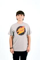 Camiseta Flaming Dot Front Santa Cruz Juvenil Masculina