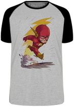 Camiseta Flash Blusa Plus Size extra grande adulto ou infantil