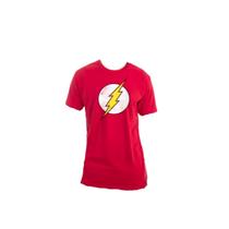 Camiseta Flash Com Logo Geek Vermelha - Clube Comix