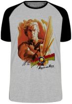 Camiseta Flash Gordon Morte ao Ming! Blusa Plus Size extra grande adulto ou infantil Camiseta Flash Gordon Morte ao Ming! Blusa Plus Size extra grande adulto ou infantil