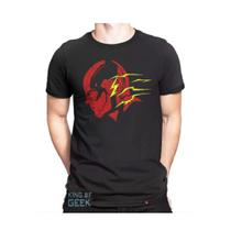 Camiseta Flash Super Heroi Camisa Série The Flash Geek Blusa - king of Geek