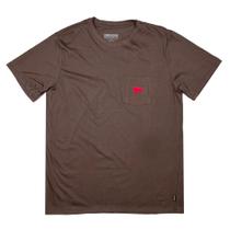 Camiseta Florence Burgee Bolso Marrom Camiseta Florence Burgee Bolso Marrom