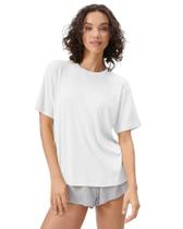 Camiseta Florence by mills Cozy Crush para mulheres branca XXL