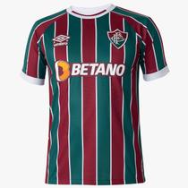 Camiseta Fluminense Oficial I 23/24 s/n Umbro Masculina - Verde e Vermelho
