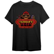 Camiseta Fnaf Fazbear's Fright Animatronics Horror Filme
