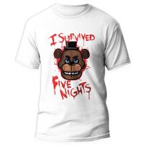 Camiseta Fnaf Five Nights At Freddys Jogo Game 2
