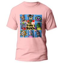 Camiseta Fnaf Five Nights At Freddys Jogo Game 5 Rosa Camiseta Fnaf Five Nights At Freddys Jogo Game 5 Rosa