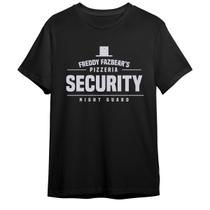 Camiseta Fnaf Freddy Fazbear's Pizzeria Security Night Guard Camiseta Fnaf Freddy Fazbear's Pizzeria Security Night Guard