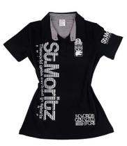 Camiseta fofa revestida com estampa gótica estampada Y2K Slim Crop Top Camiseta fofa revestida com estampa gótica estampada Y2K Slim Crop Top