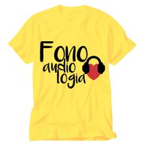 Camiseta Fonoaudiologia fono profissional cuidado